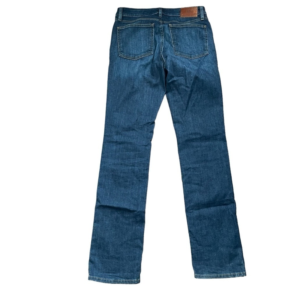 Lauren Ralph Lauren Blue Dark Wash Straight Leg Jeans  US 6 - Picture 2 of 6